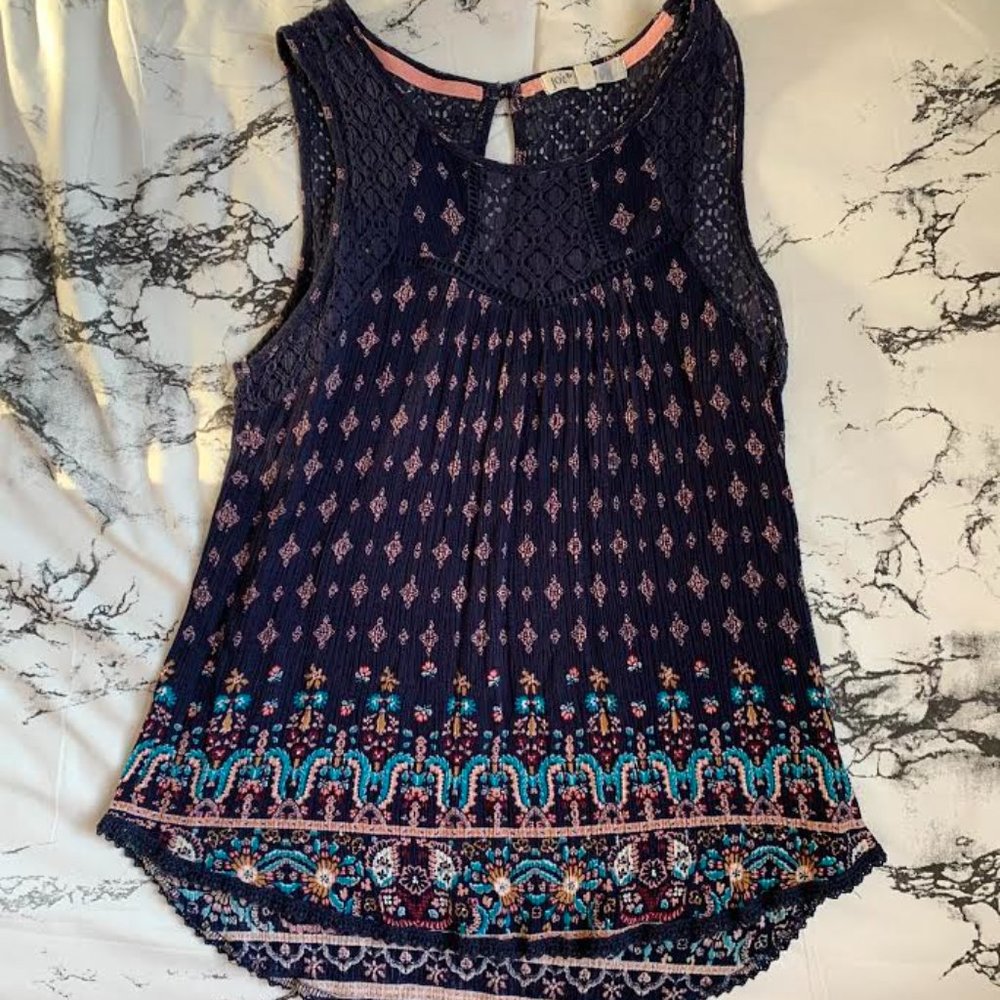 Patterned Tank Womens